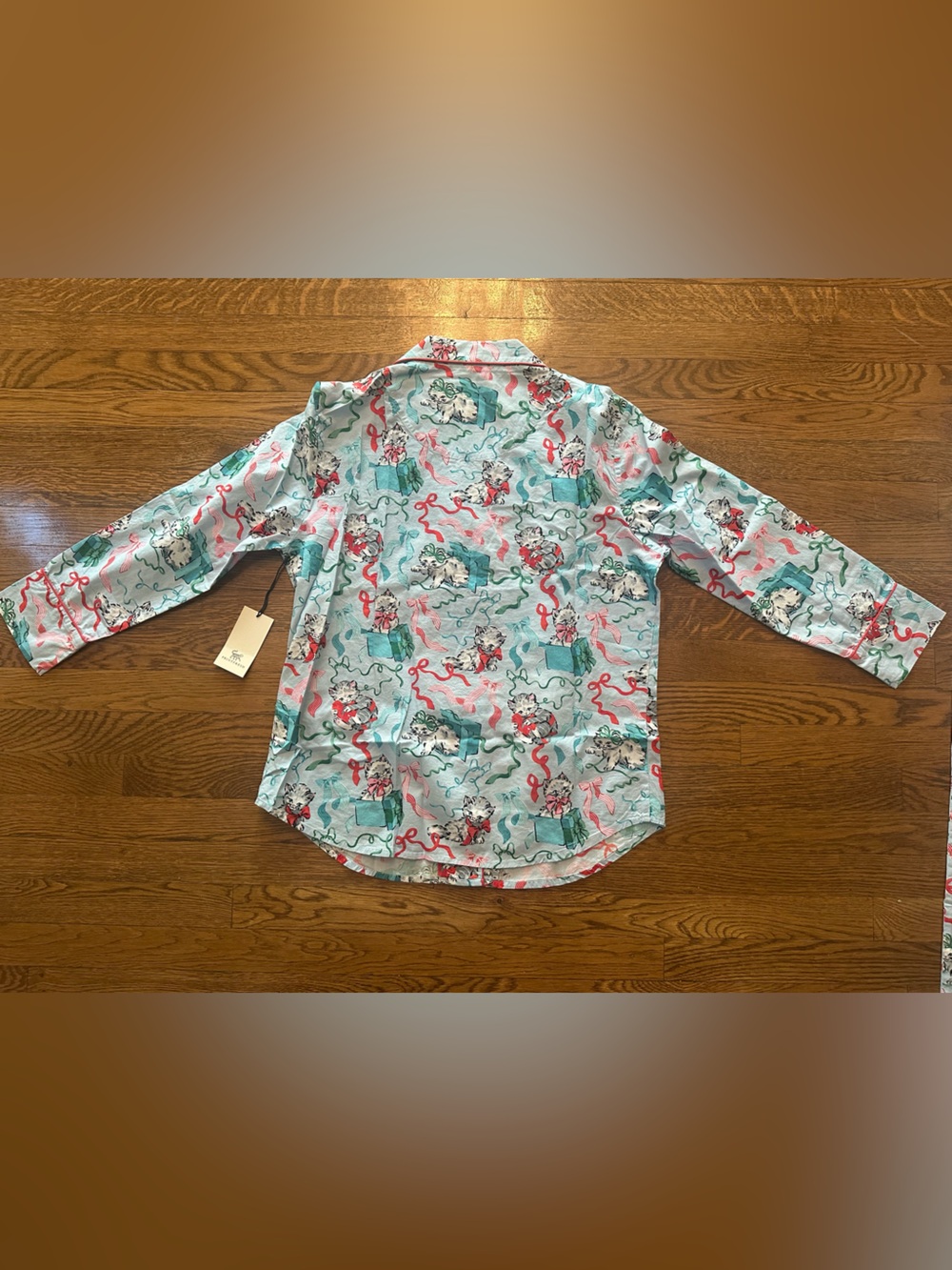 NWT Printfresh Hilton Collection Blue and Pink Kitten Pajama Set size small - Picture 11 of 12